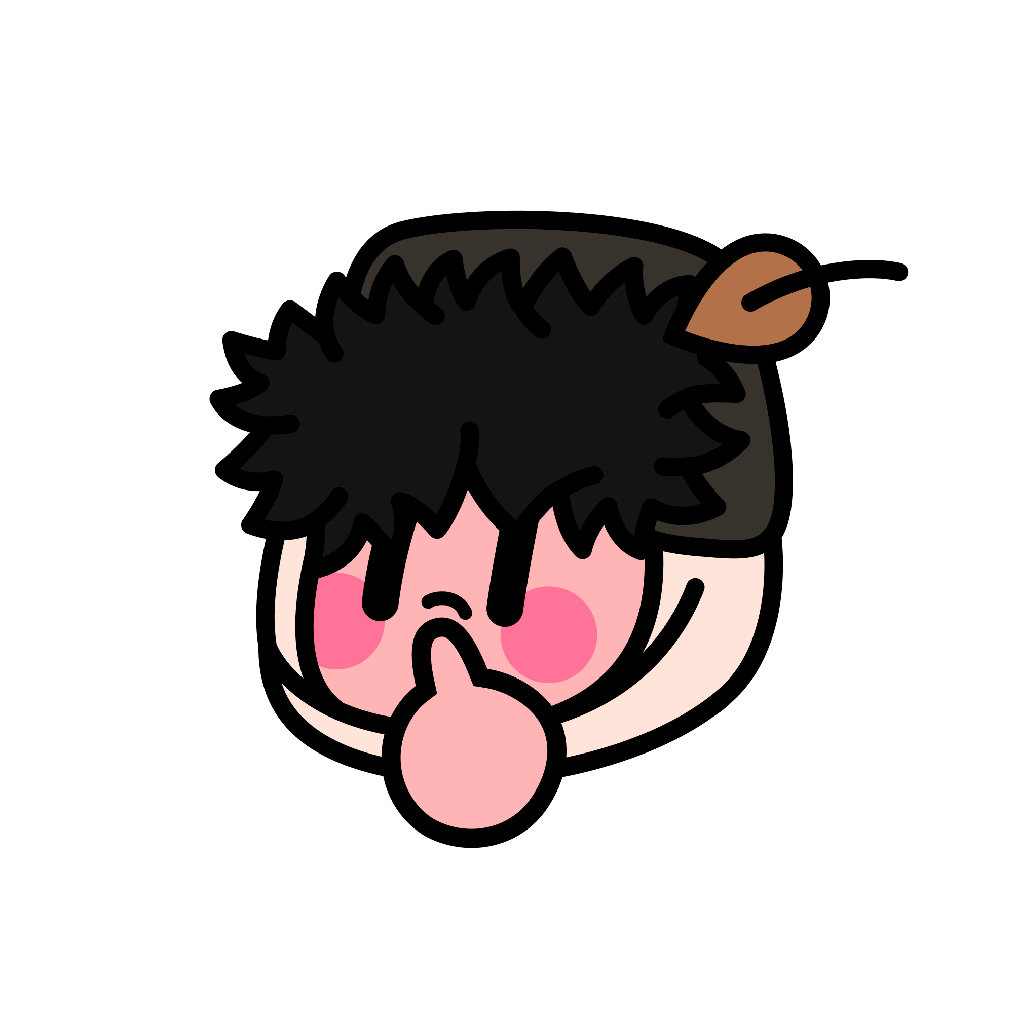 Cheers UP Emoji-挖鼻孔-31